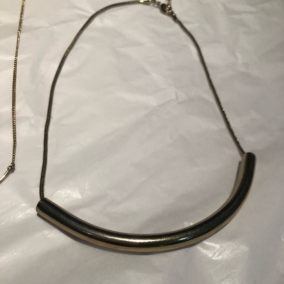 Gold bar necklaces (2) - Picture 2 of 4